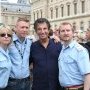 Jack Lang avec les responsables de FLAG ! policiers et gendarmes LGBT
